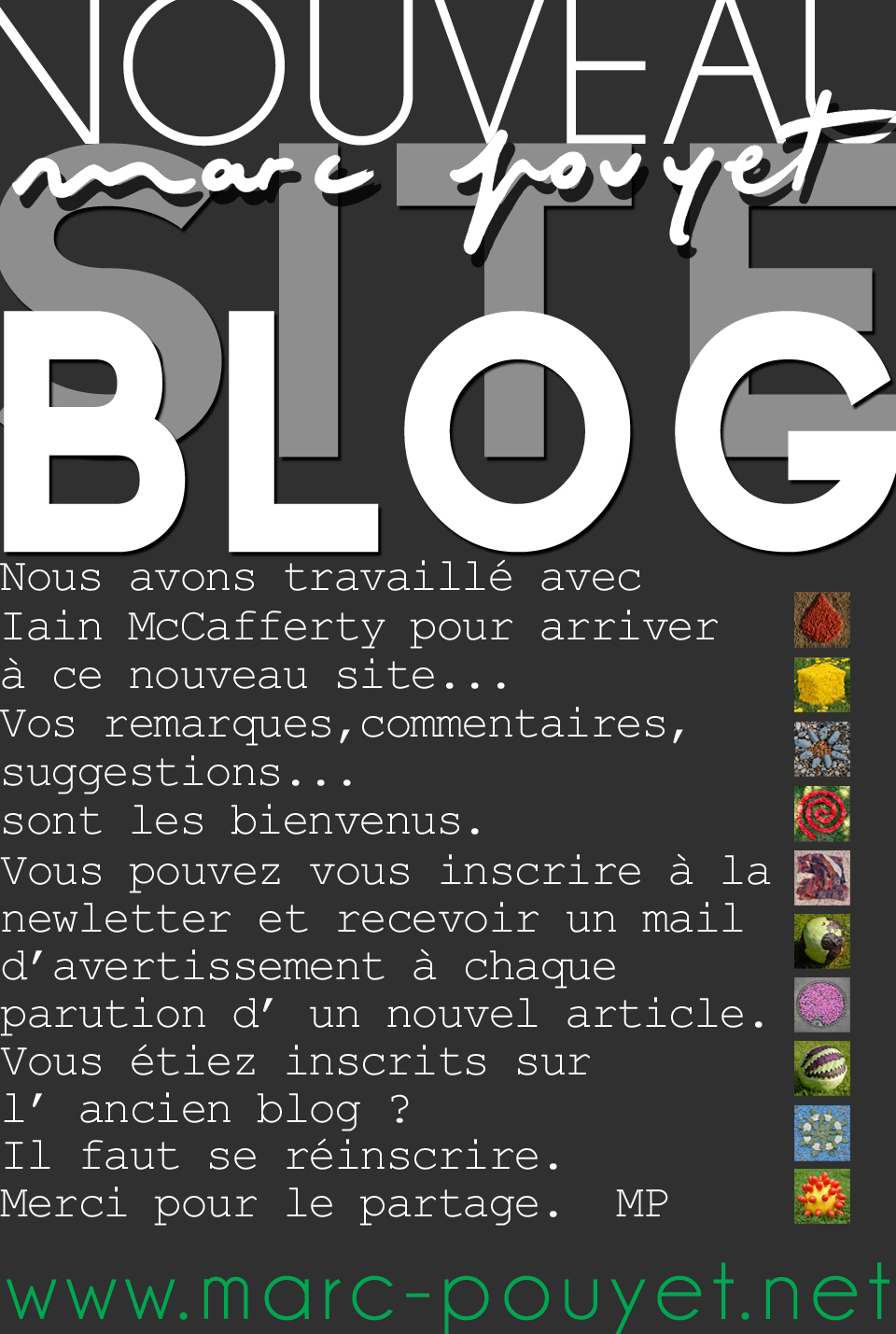 ARTICLE  LE NOUVEAU BLOG SITE newletter