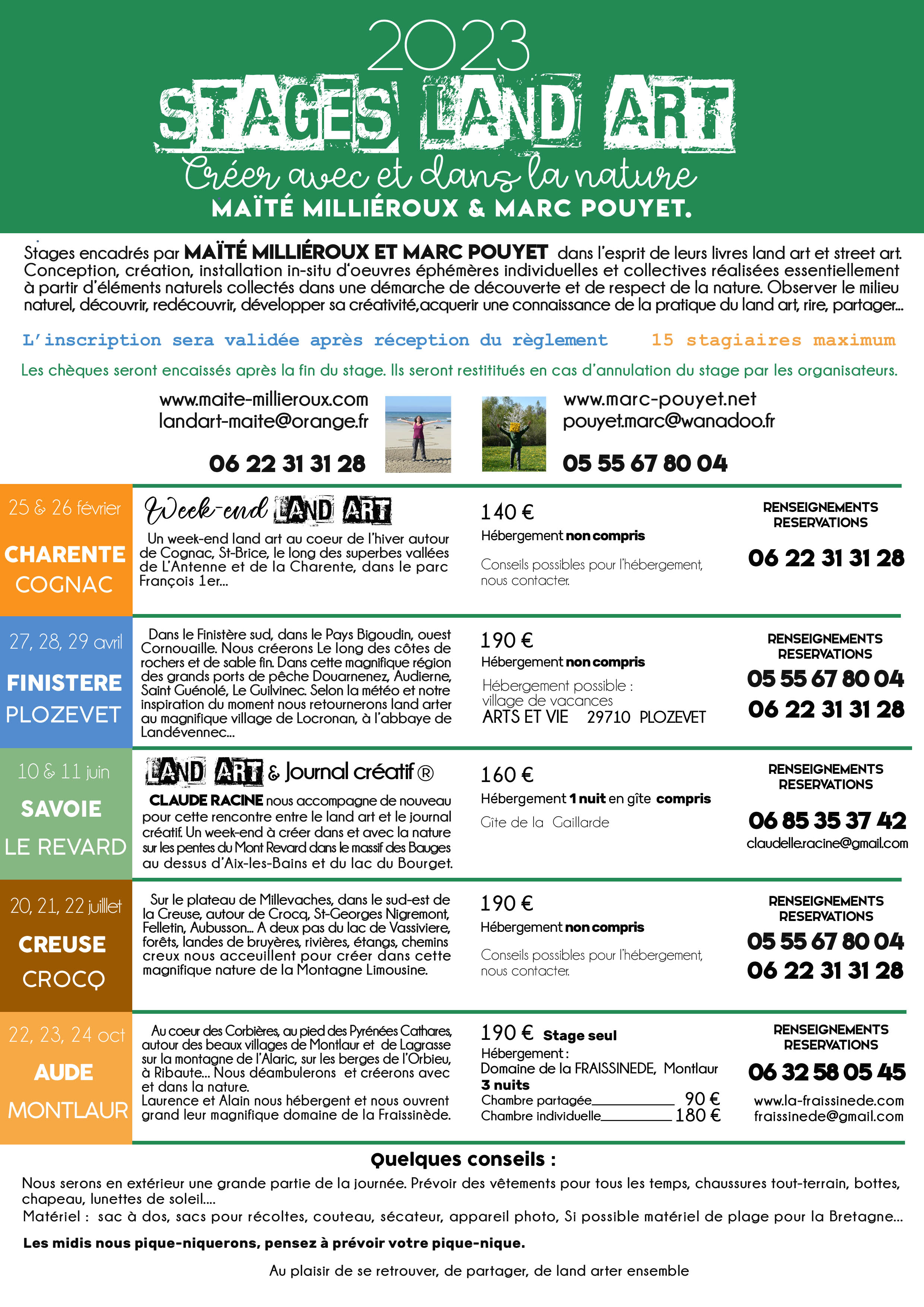 STAGES INFOS TARIFS CONSEILS 2023 1 M