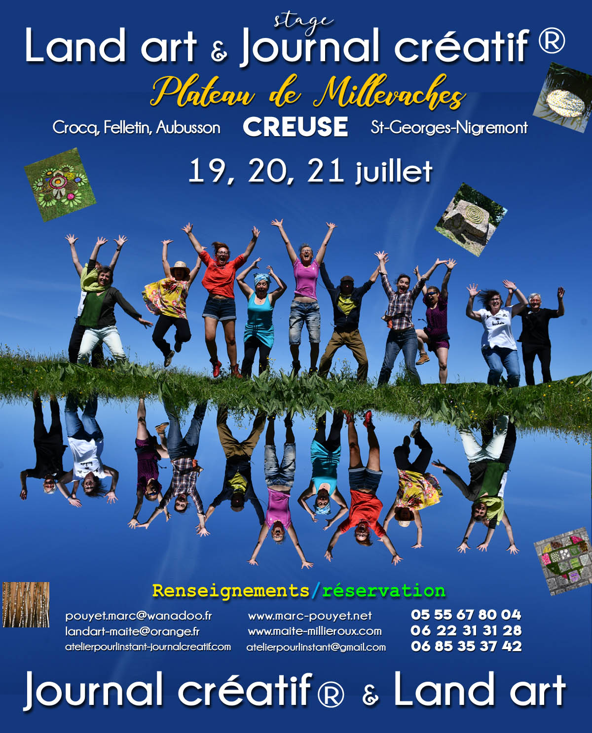 CREUSE 2024 JOURNAL CREATIF LAND ART